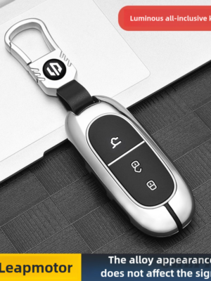 Zinc Alloy Car Key Case Cover For Leapmotor t03 s01 c11 for 2023 Leapmotor C01 T03 S01 C11 Leap Motor Keyless Fob