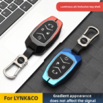 Zinc Alloy Car Key Case Cover For LYNK&CO Lynk Co 05 01 02 03 06 09 4 Button Auto Keychain Accessories