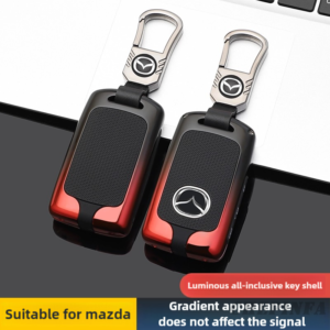 Metal car key case for mazda