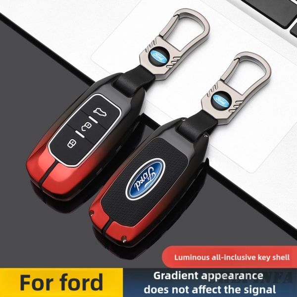 Zinc Alloy Car Key Case Cover For Ford Territory EV Equator Sport EcoBoost Protector Key Bag Shell Holder Auto Styling Accessories