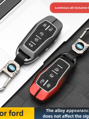 Zinc Alloy Car Key Case Cover For Ford Fusion Mondeo Mustang F 150 Explorer Edge 2015 2016 2017 2018