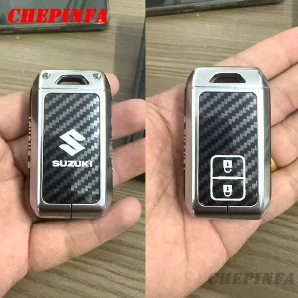 Zinc Alloy Car Key Case Cover For 2018 2019 2020-2022 Suzuki Swift 2020 2021 2022 Ignis 2022 XL7 Swift Sport