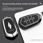 Zinc Alloy Car Key Case Cover For Geely LIVAN 7 EV 2023 2024 Car Accessories