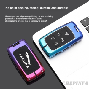 Metal car key case for jaguar