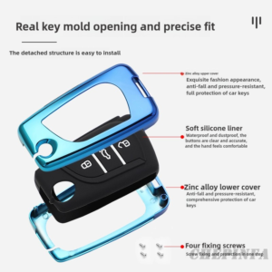 Metal car key case for toyota