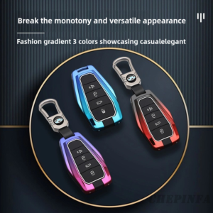 Metal car key case for geely