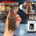 Zinc Alloy Car Key Case Cover For Vinfast VF6 VF7 VF8 VF9 Vinfast Key Chain Entry Remote Accessory