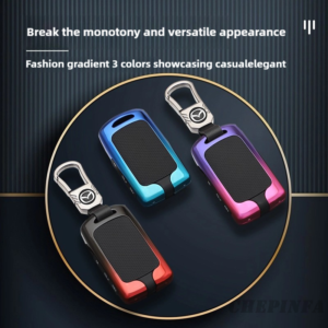 Metal car key case for mazda