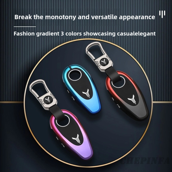 Zinc Alloy Car Key Case Cover For Voyah Free 2022 2023 2024 2025 Voyah Dreamer Free 2022 2023 Accessories